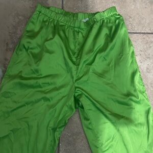 Urban Outfitters Lime Green Straight Leg Pants